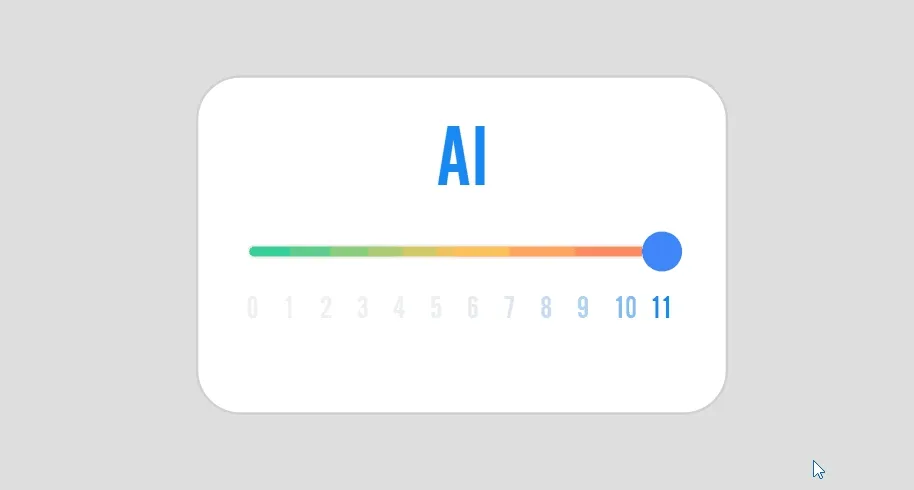 AI slider demo