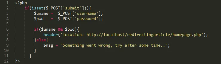 redirect-pages-php