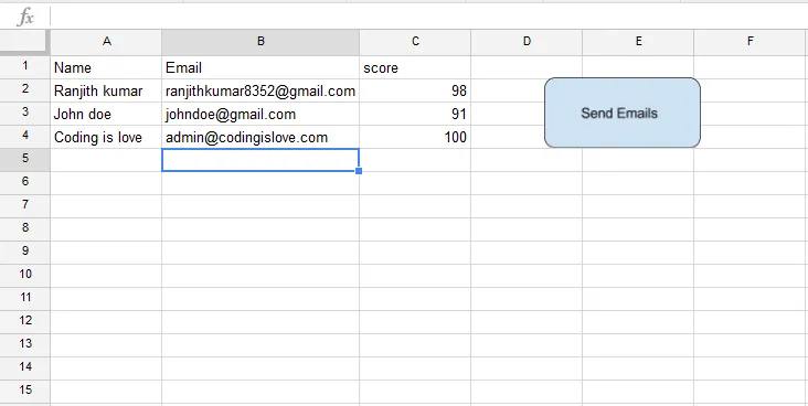 assign script to button in google sheets